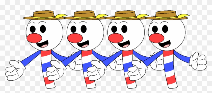 [cuphead] Barbershop Quartet By Prince-ghast - Prince Ghast Cuphead Clipart