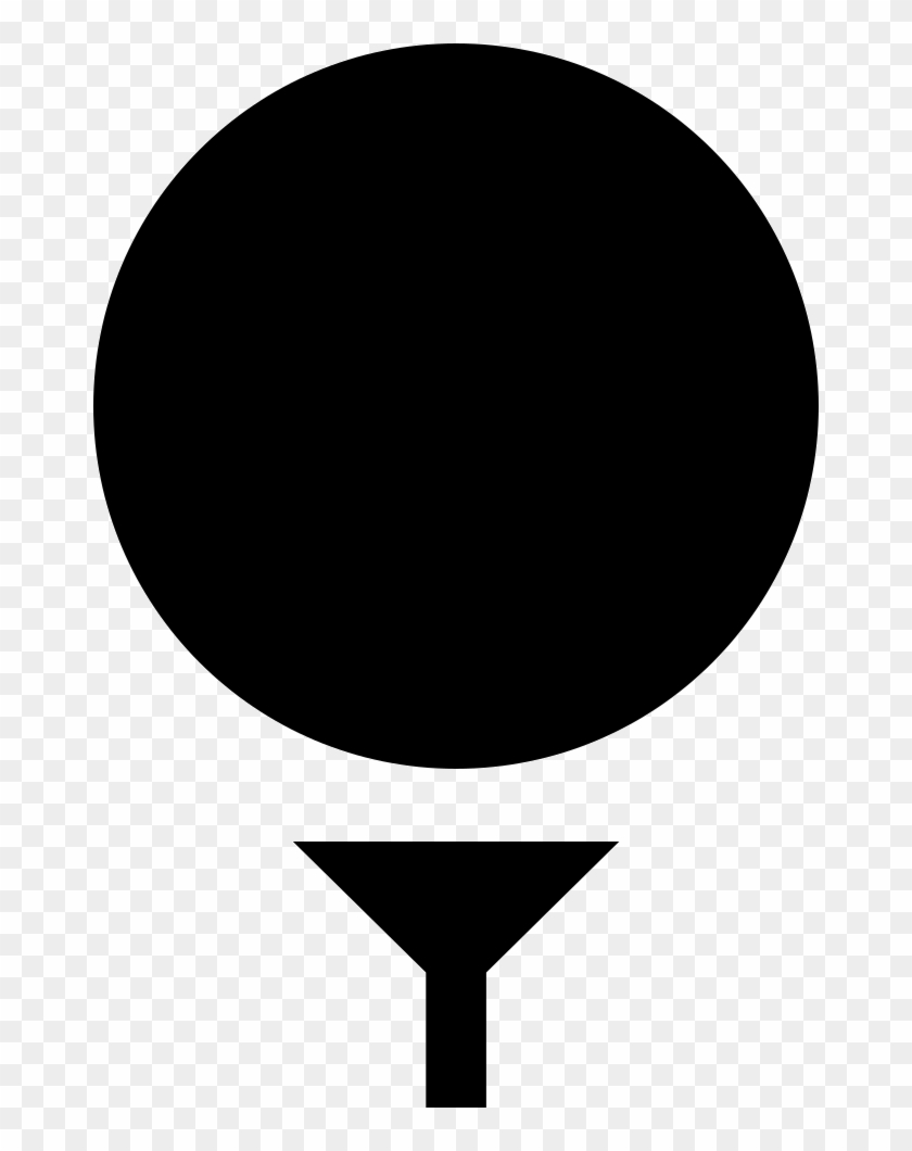 Si Glyph Golf Ball Comments - Circle Clipart