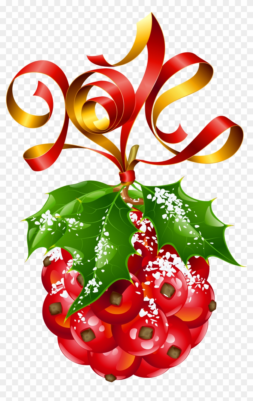 Free Png Mistletoe Christmas Ornament Png - Happy New Year 2012 Wishes Clipart #1821013