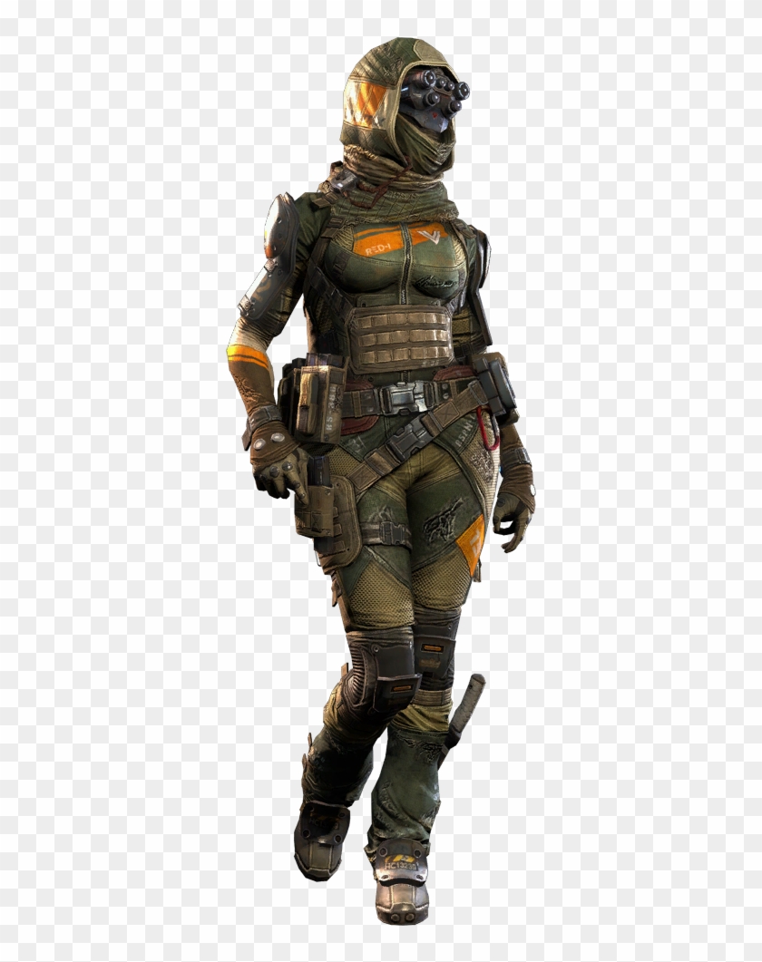 Female Soldier Png - Titanfall 2 Female Character Clipart #1821017