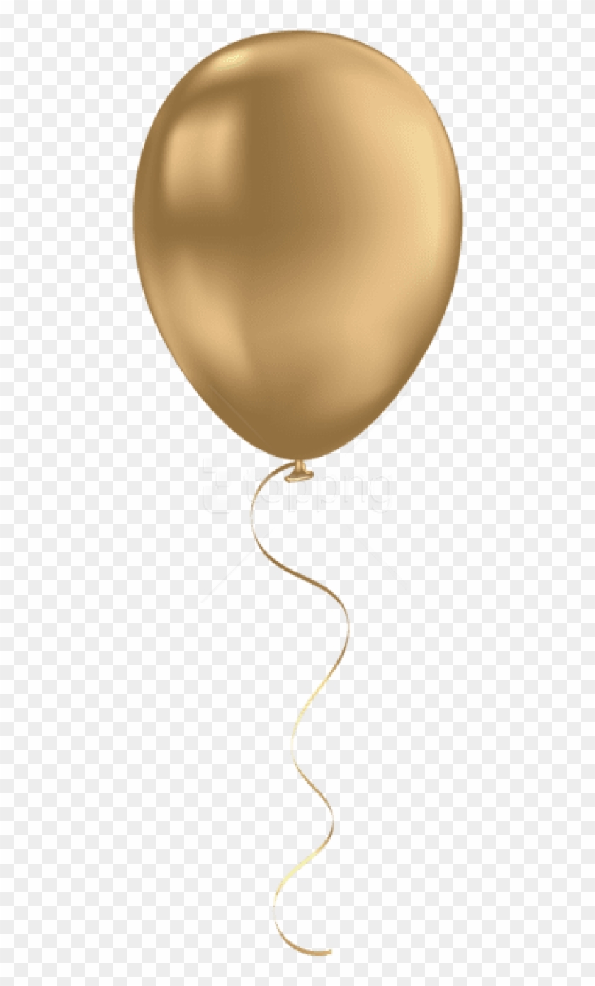 Free Png Download Balloon Gold Png Images Background - Balloon Gold Png Clipart #1821387