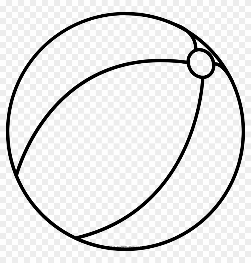 19 Beachball Picture Royalty Free Download Outline - Beach Ball Outline Png Clipart