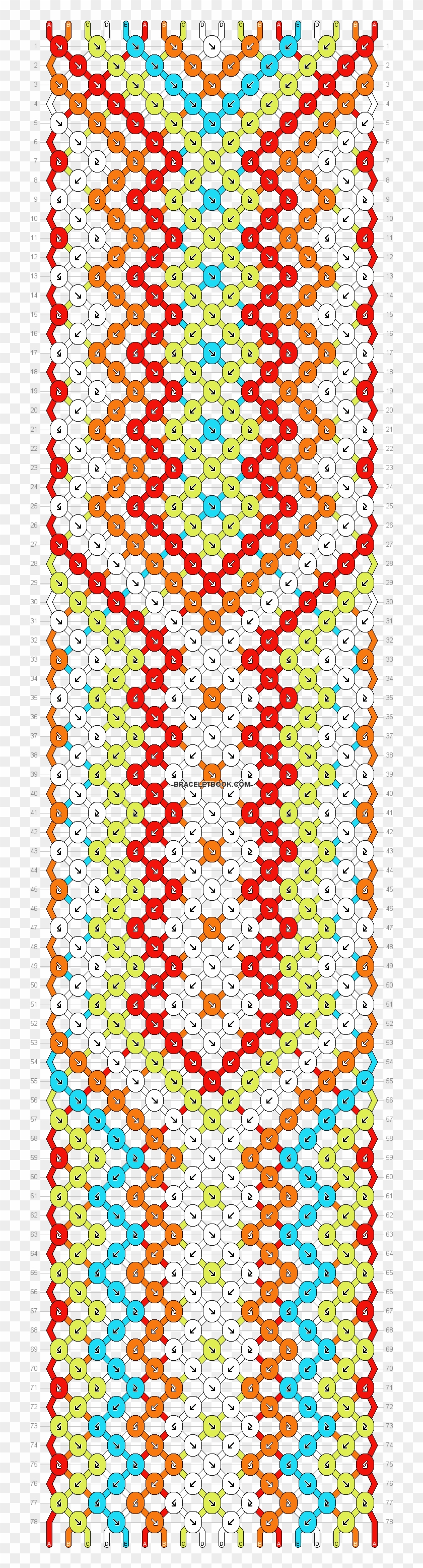 Normal Pattern - Hardest Friendship Bracelet Patterns Clipart