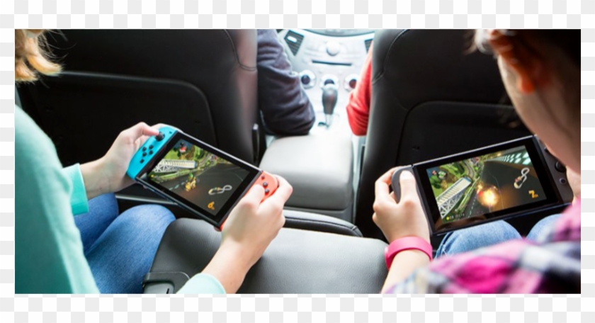 Numskull Nintendo Switch In Car Charger - Multiplayer Nintendo Switch Play Clipart #1823251