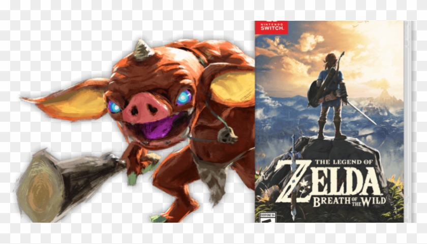 Breath Of The Wild Uk Cover Art Clipart #1823279