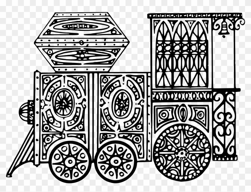 This Free Icons Png Design Of Decorative Train Clipart #1823341