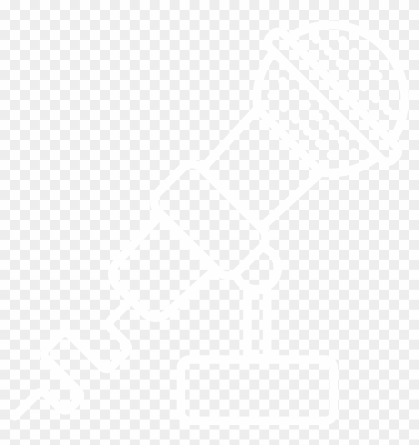 Icon-mic - Cross Clipart #1823522