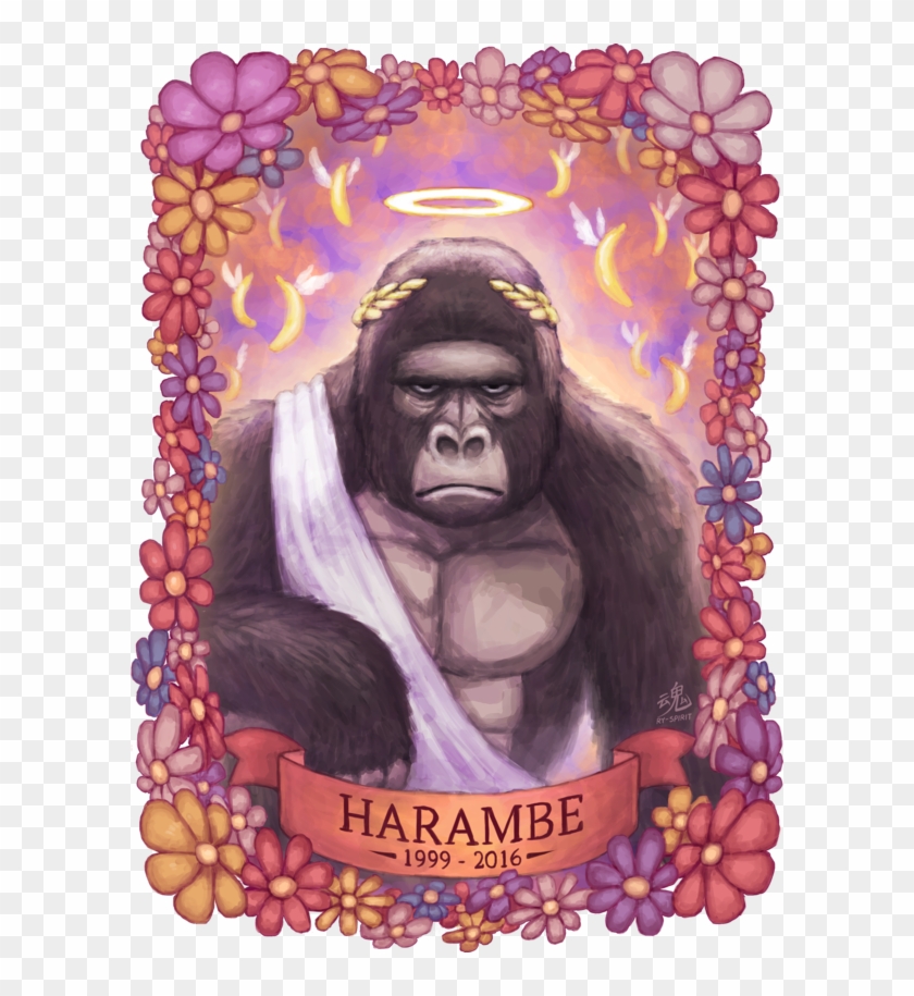 Harambe Png - Harambe Fanart Clipart