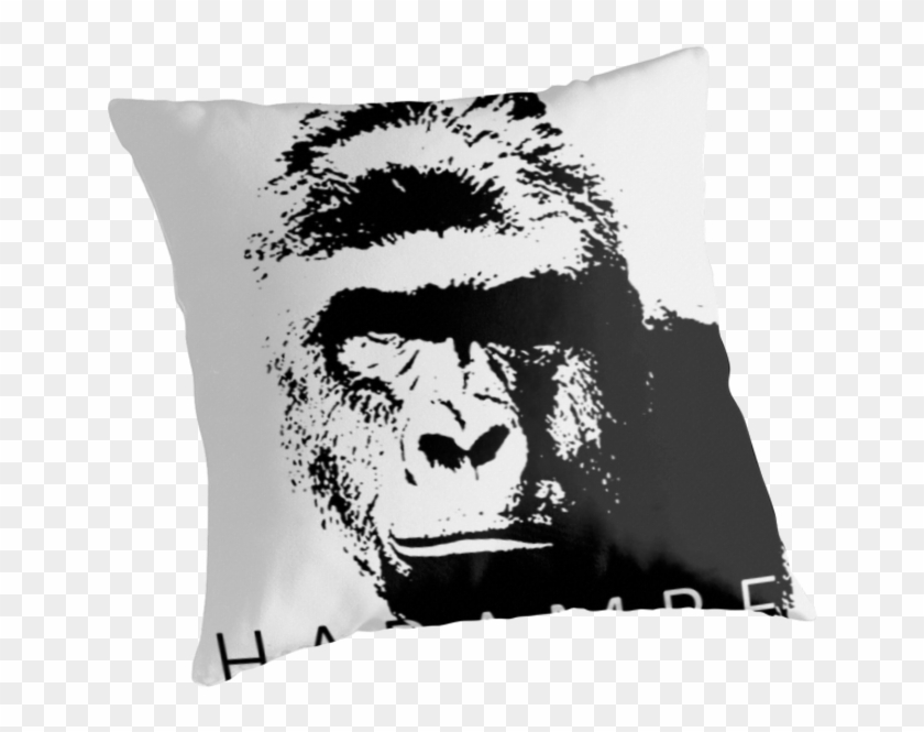 A Tribute To Harambe - Cushion Clipart #1823952