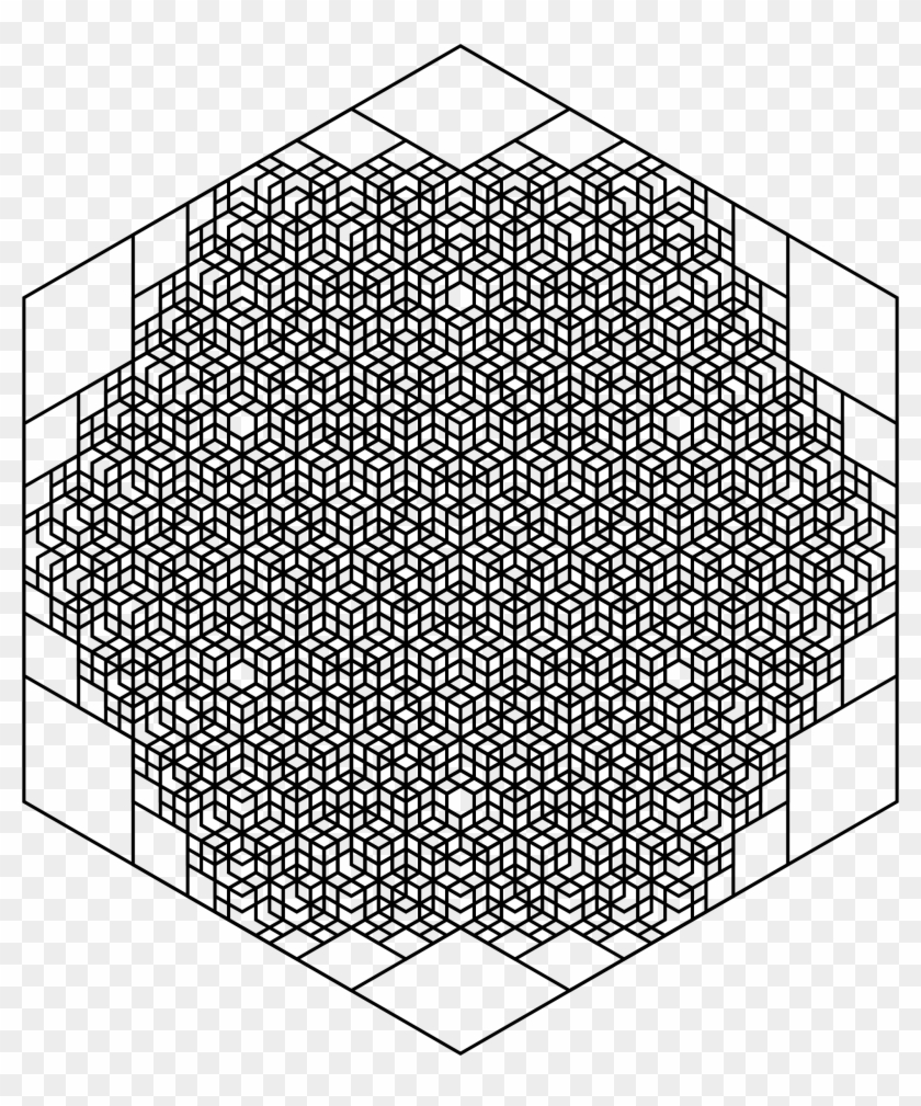 This Free Icons Png Design Of Animated Hexagon Fractal Clipart #1824169