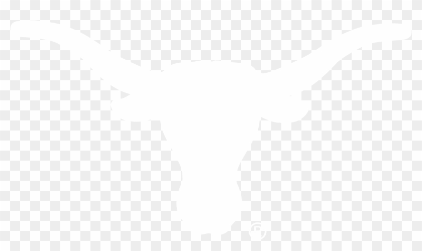 Texas Longhorns Logo Black And White - Spotify White Logo Png Clipart #1824324