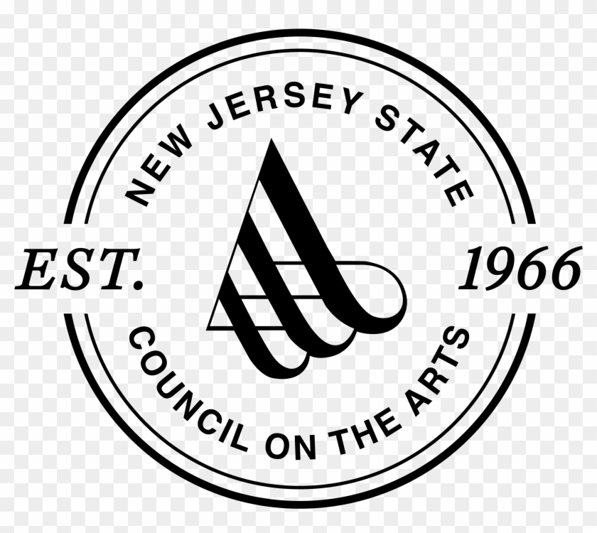 Njca Logo Flat Black Png File - New Jersey State Council On The Arts Clipart #1824984