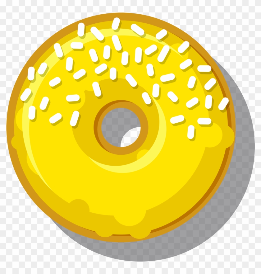 Dougnut Clipart Orange Donut - Circle - Png Download #1825321