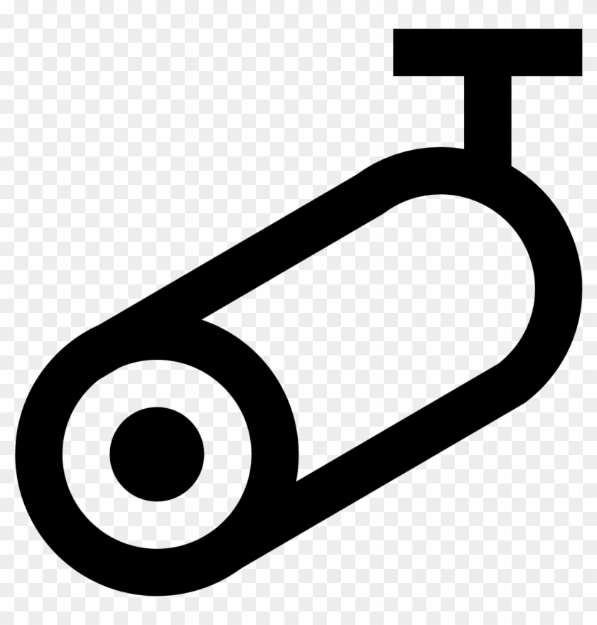 Bullet Camera Icon - Security Camera Icon Small Clipart #1825361