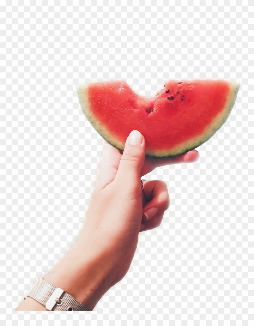 #ftestickers #hand #watermelon - Picsart Photo Studio Clipart #1825363