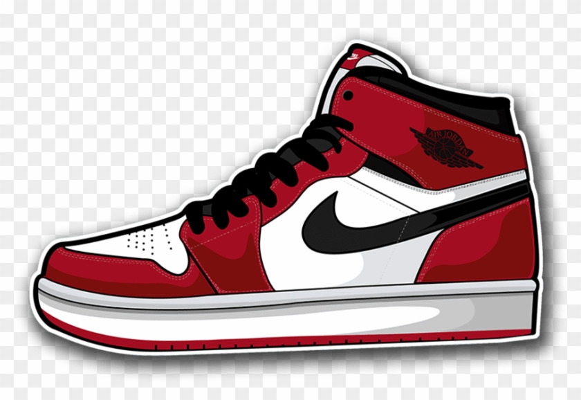Download 1000 X 1000 3 - Easy Jordan Shoes Drawing Clipart Png Download - P...