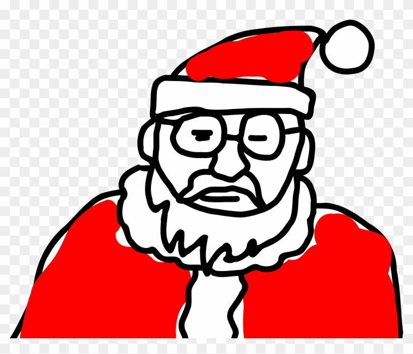 This Free Icons Png Design Of Lazy Santa Clipart #1825946