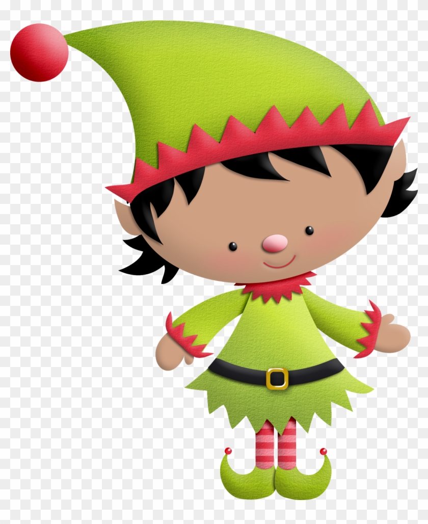 Ideas Y Material Gratis Para Fiestas Y Celebraciones - Duendes De Navidad Png Clipart