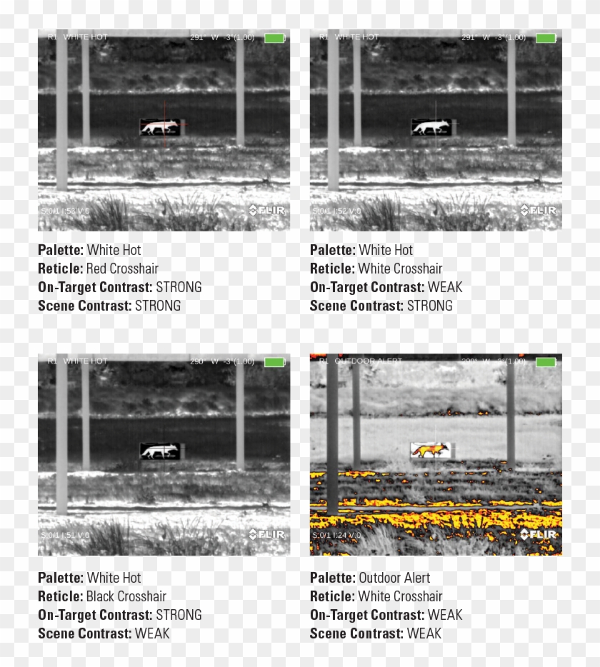 On-target And Scene Contrast Examples - Land Rover Clipart