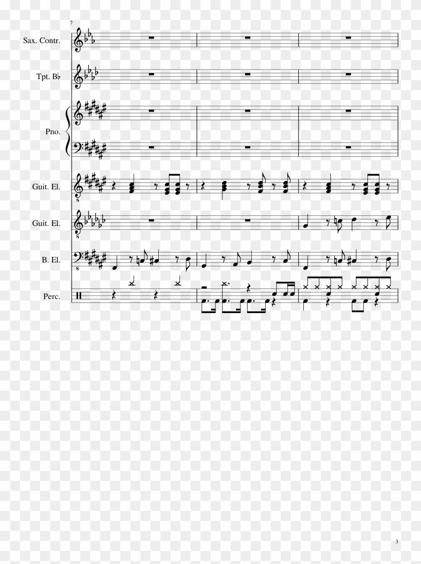 All Star Sheet Music Composed By Smash Mouth 3 Of - Sheet Music Clipart #1826975