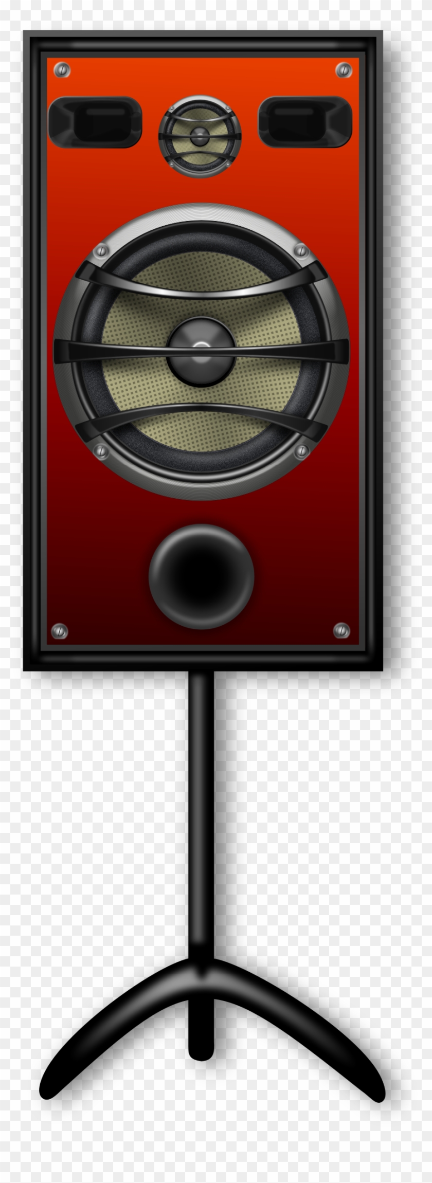 This Free Icons Png Design Of Studio Speaker 2 Orange Clipart