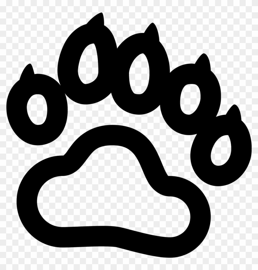 Bear Paw Print Png - Иконки Животное Clipart