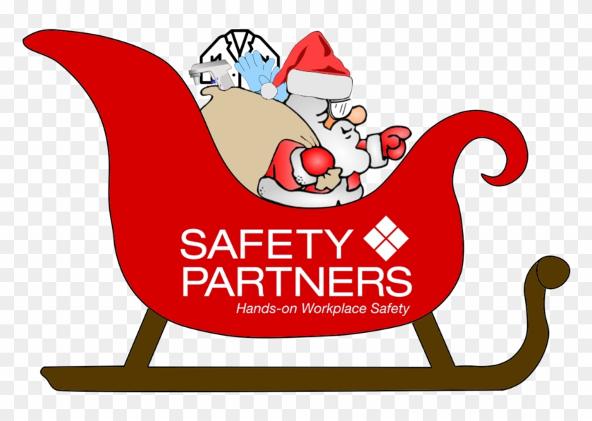 Safety Santa - Santa Claus With Gifts Clipart