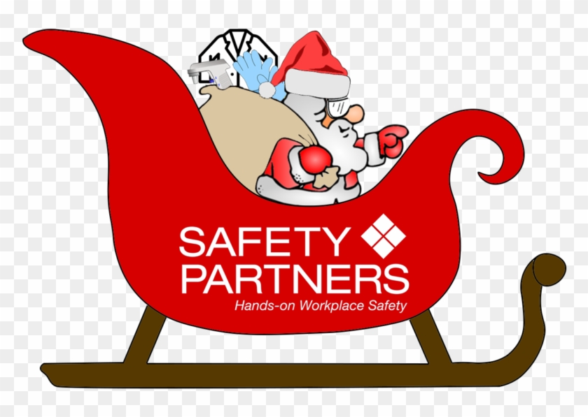 Safety Santa - Santa Claus With Gifts Clipart #1827419