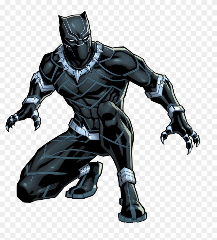 Full Body Black Panther Drawing Clipart