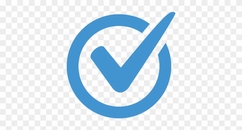 Check Mark Icon Blue Clipart