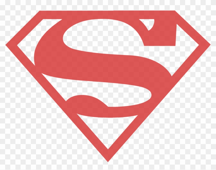 Superman Red On Black Shield Men's Ringer T-shirt - Superman Logo Clipart #1828064