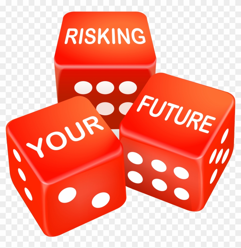 Roll Dice Risk Future - Manage Your Risk Clipart
