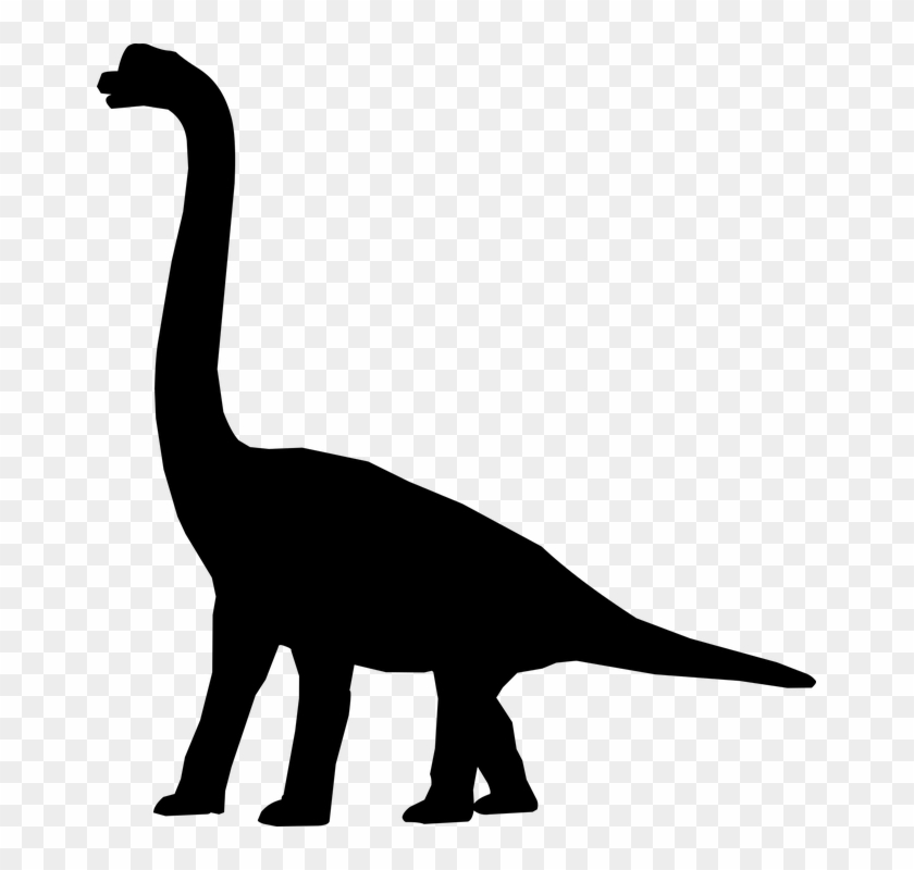 Clipart Royalty Free Download Cute Shop Of Library - Transparent Background Silhouette Dinosaur Clipart - Png Download