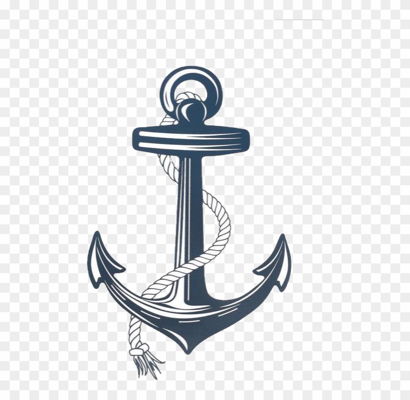 Graphic Library Library Anchor Rope Clipart - Mariner Anchor Printable - Png Download