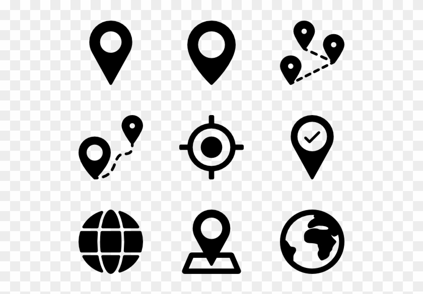 Free Icons Designed By Those Flaticon Maps - Icon Map Location Clipart #1829136