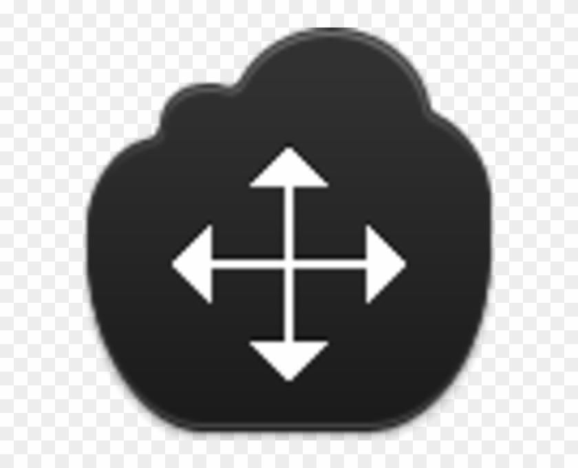 Cursor Drag Arrow Icon Image - Facebook Clipart