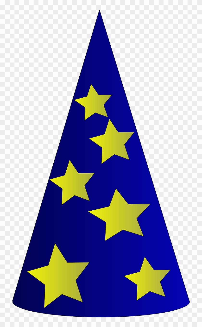 Wizard Birthday Hat - Wizard Hat Clipart No Background - Png Download