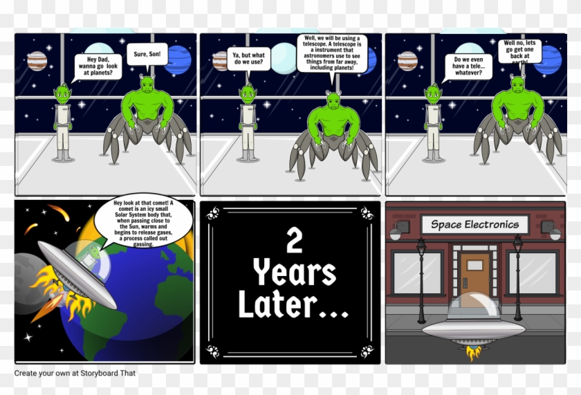 Curious Alien - Cartoon Clipart