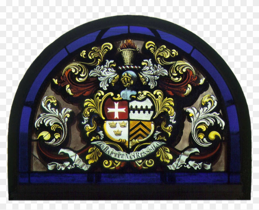 Rensselaer Stained Glass Round - Stained Glass Png Transparent Window Clipart