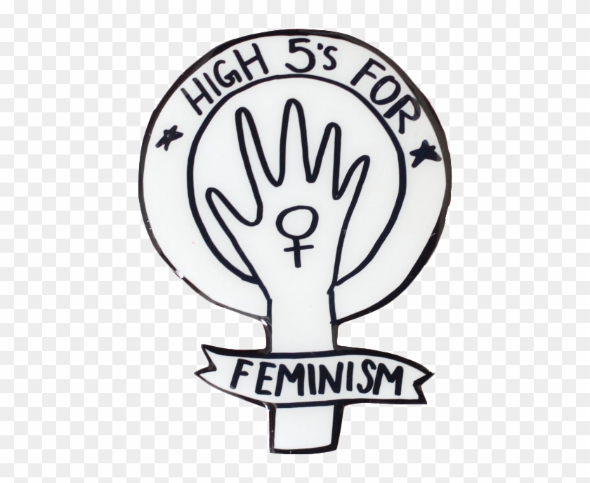 Transparent/sticker Blg Soft Grunge Blg - High 5s For Feminism Clipart #1830190