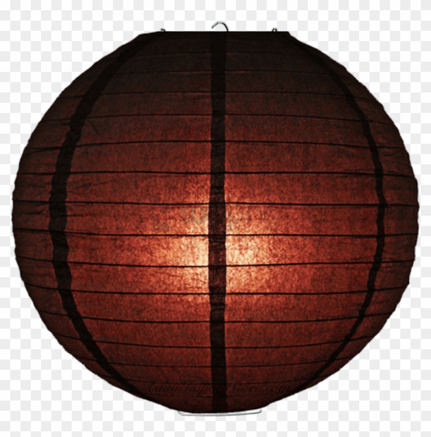 Free Png Download 16" Black Round Paper Lantern Png - Transparent Japanese Lantern Png Clipart #1830243