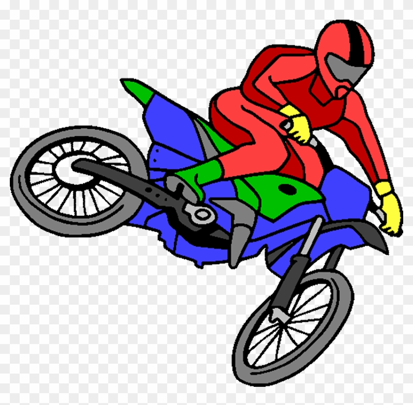 Motocross Free Party Printables And Images - Coloring Page Of Dirt Bikes Clipart #1830386