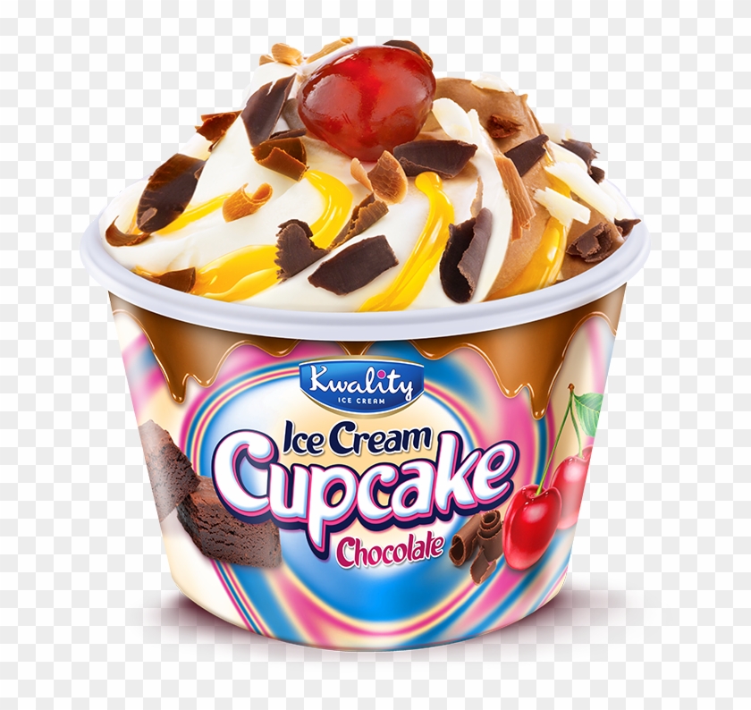 Ice Cream Cup Cake Chocolate - Ice Cream Cup Png Clipart #1830403