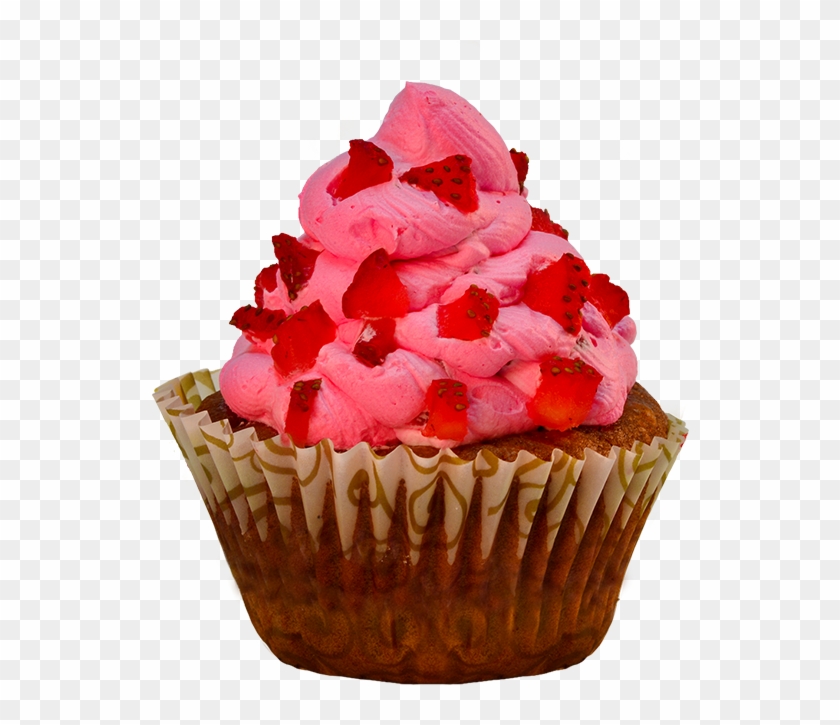 Strawberry-cupcake - Cupcake Clipart #1830490