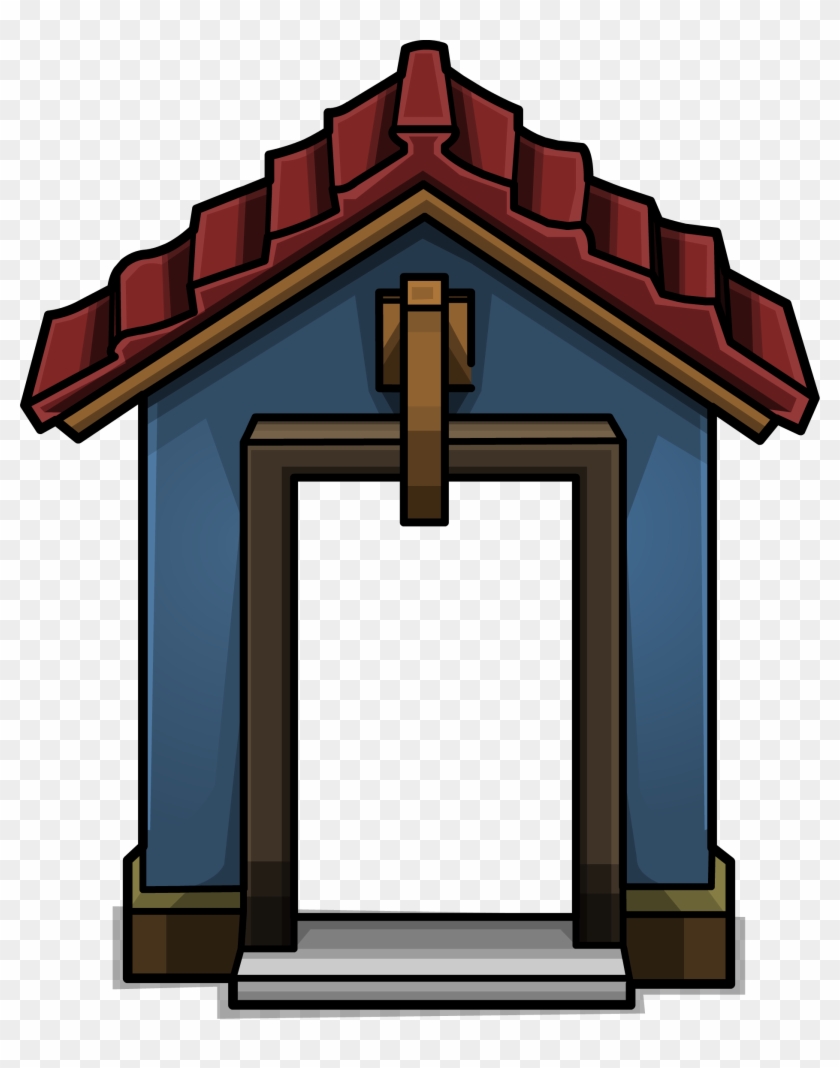 Cozy Blue Door Sprite 004 - Door Sprite Clipart #1830587