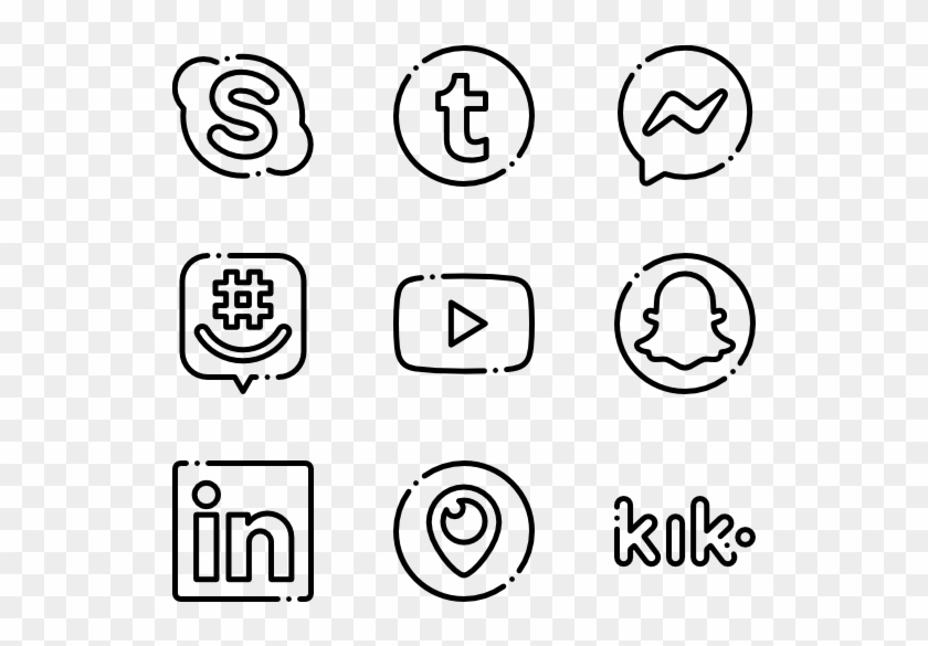 Social Media - Icons Png Clipart #1830614