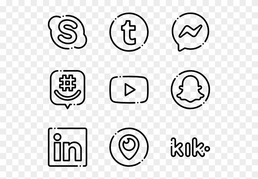 Social Media - Icons Png Clipart