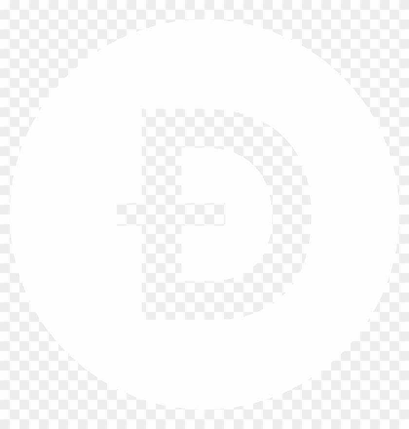 Dogecoin Logo Black And White - Tiff Logo White Clipart