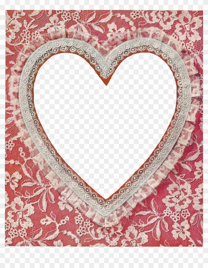 Leaping Frog Designs - Vintage Heart Frame Png Clipart