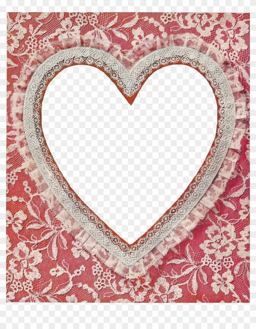 Leaping Frog Designs - Vintage Heart Frame Png Clipart #1831157